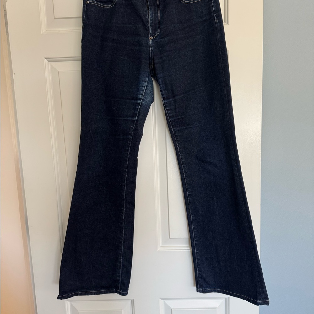 AG Adriano Goldschmied Dark Blue Flare Jeans